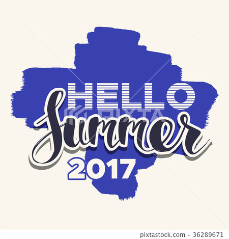 lettering composition of Summer 36289671