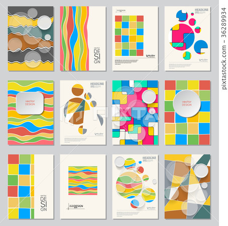 Abstract design templates. - Stock Illustration [36289934] - PIXTA