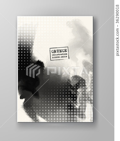 Abstract inkblot background. Abstract inkblot background. 36290018