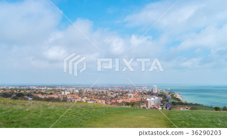 overview of eastbourne, east sussex, england, UK 36290203