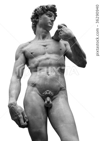 Statue of a famous statue by Michelangelo - David 36290940