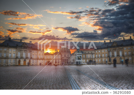 Royal Amalienborg Palace in Copenhagen Royal Amalienborg Palace in Copenhagen 36291080