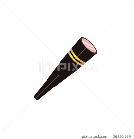 vector cartoon spyglass telescope isolated vector cartoon spyglass telescope isolated 36291159