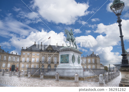 Royal Amalienborg Palace in Copenhagen Royal Amalienborg Palace in Copenhagen 36291282