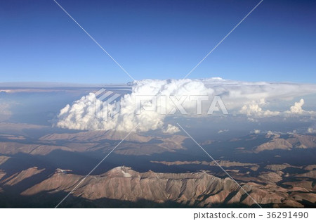 A large cumulus that develops and develops over the summer Andes and Central Chile in South America Chile A large cumulus that develops and develops over the summer Andes and Central Chile in South America Chile 36291490