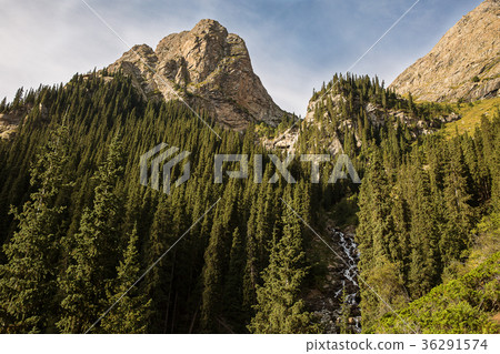 Kyrgyzstan. Gorge Barskoon. Kyrgyzstan. Gorge Barskoon. 36291574