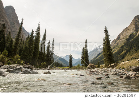 Kyrgyzstan. Gorge Barskoon. Kyrgyzstan. Gorge Barskoon. 36291597