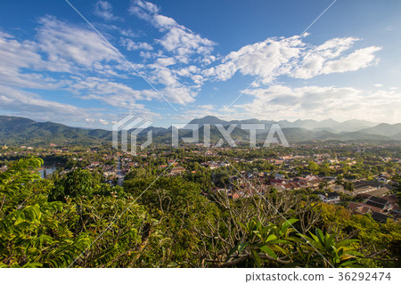 cityscape from viewpoint at Mount Phousi cityscape from viewpoint at Mount Phousi 36292474
