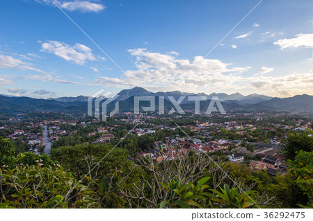 cityscape from viewpoint at Mount Phousi cityscape from viewpoint at Mount Phousi 36292475