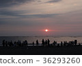 海邊夕陽 36293260
