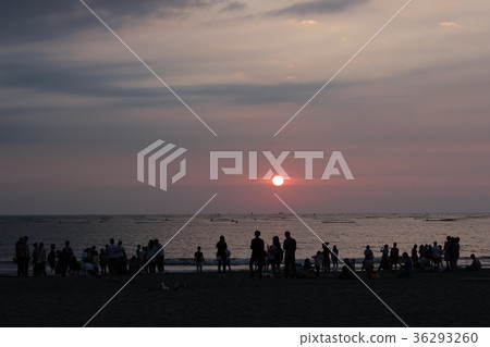 海邊夕陽 36293260