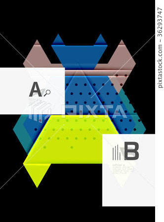 Color triangles background design Color triangles background design 36293747