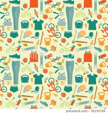 background of Healthy lifestyle, sport, fitness  36293766