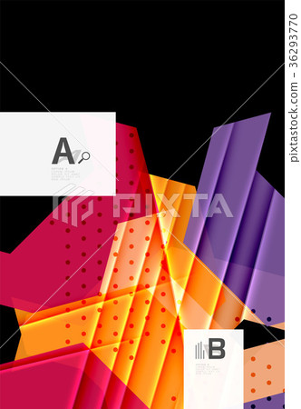 Color triangles background design Color triangles background design 36293770