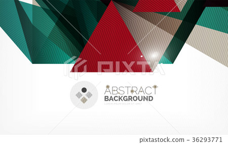 Triangle design business template with lights Triangle design business template with lights 36293771