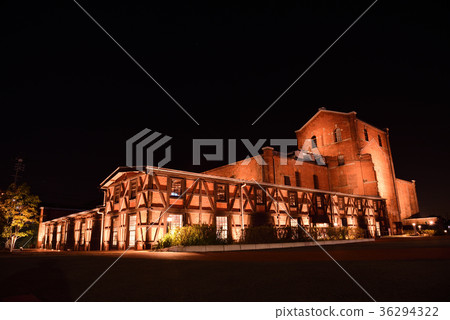 建立紅磚大廈焊劑運河的焊劑紅磚 36294322