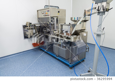 Photo production, clean room with stainless steel 36295994