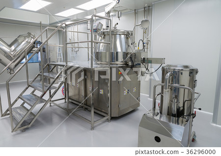 Photo production, clean room with stainless steel 36296000
