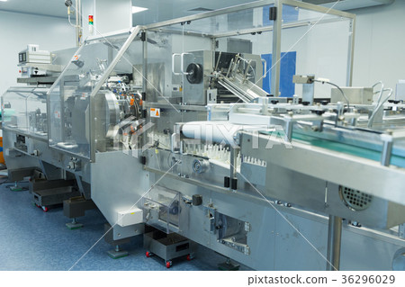Photo production, clean room with stainless steel 36296029