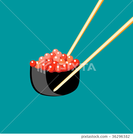 Advertising restaurant poster color from sushi 36296382