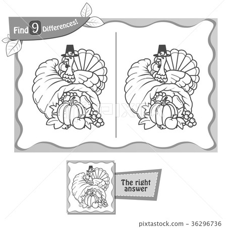 find 9 differences game thanksgiving find 9 differences game thanksgiving 36296736