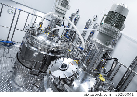 Photo production, clean room with stainless steel 36296841