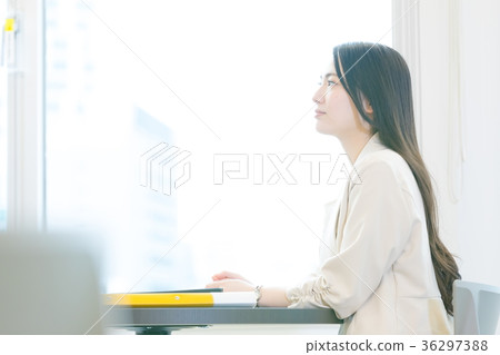 Female office worker OL business image office lady 36297388
