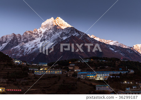 Namche Bazaar, Everest trek, Himalaya, Nepal 36299187