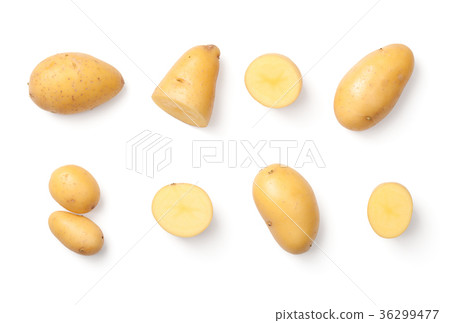 Potatoes Isolated on White Background 36299477