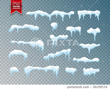 Snow, ice cap. Snowfall with snowflakes. Winter Snow, ice cap. Snowfall with snowflakes. Winter 36299534