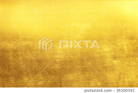 Shiny yellow leaf gold foil texture 36300391