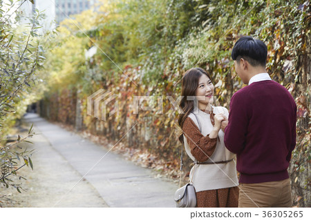 戀人，情侶，約會，面對 36305265