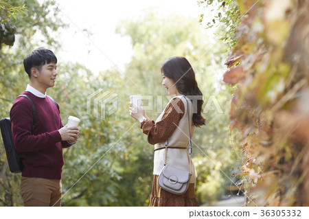 戀人，情侶，約會，面對 36305332