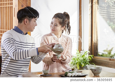 Lovers, Couples, Dating, Tea Room Lovers, Couples, Dating, Tea Room 36305695