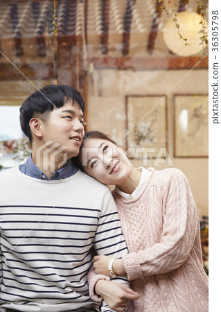 情侶，情侶，約會，茶室 36305798