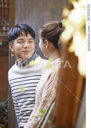 情侶，情侶，約會，茶室 36305830