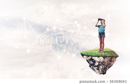 Idea of children Internet communication or online playing and pa Idea of children Internet communication or online playing and pa 36309041