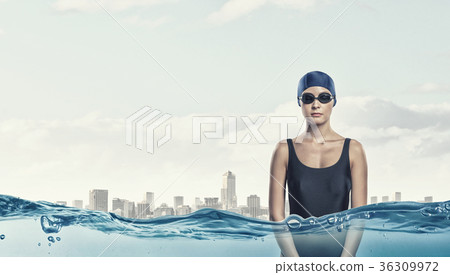 Female swimmer Female swimmer 36309972