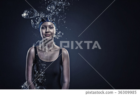 Female swimmer 36309985