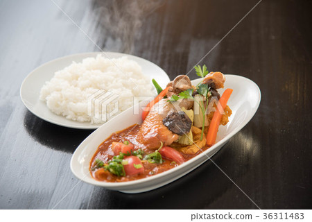 Tandoori雞咖哩飯 36311483