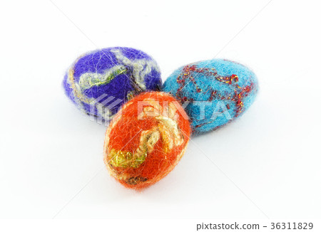 Easter eggs made of wool handmade 36311829