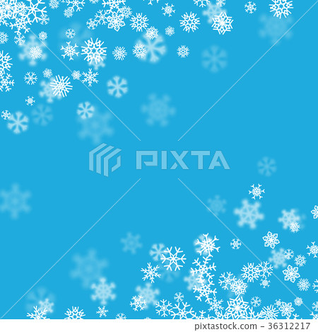 Christmas snow background with scattered 36312217