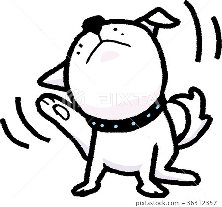 Puppy hiding 36312357