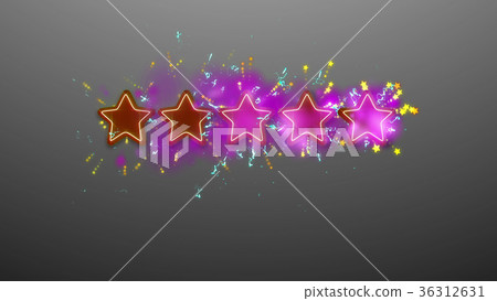 Five Star Rating Illustration 36312631