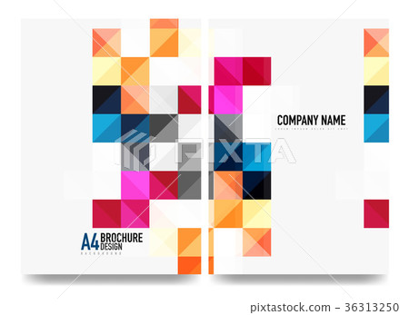 Square business a4 brochure cover design, flyer 36313250