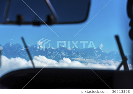 Himalaya from the flight control seat Himalaya from the flight control seat 36313398