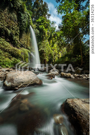 Sendang Gile waterfall on Lombok, Indonesia. 36314256