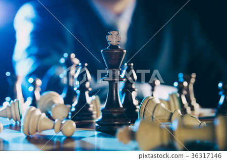 Chess financial, leader strategy in business 36317146