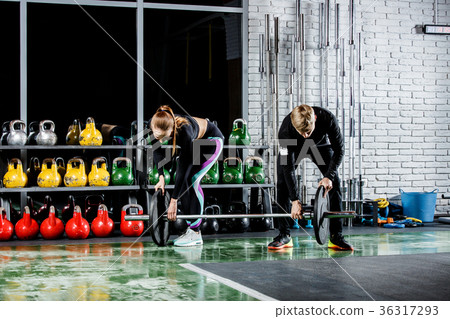 the girl is getting ready for the exercise the girl is getting ready for the exercise 36317293