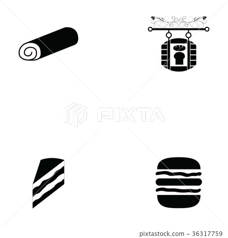 bread icon set 36317759